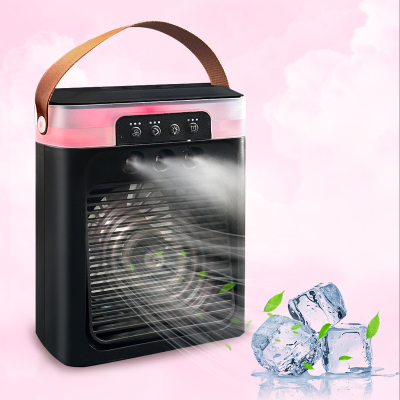 Kipas angin rechargeable portabel mini USB listrik untuk pendingin ventilasi dan pemurnian udara